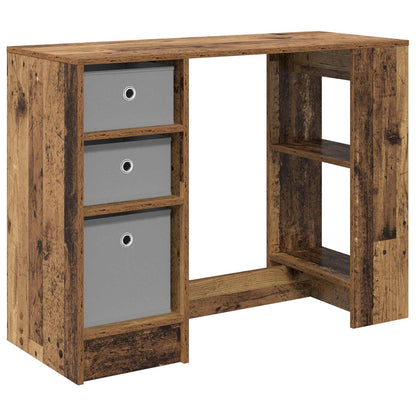Desk with Drawer Old Wood 100 x 40 x 75 cm Engineered Wood