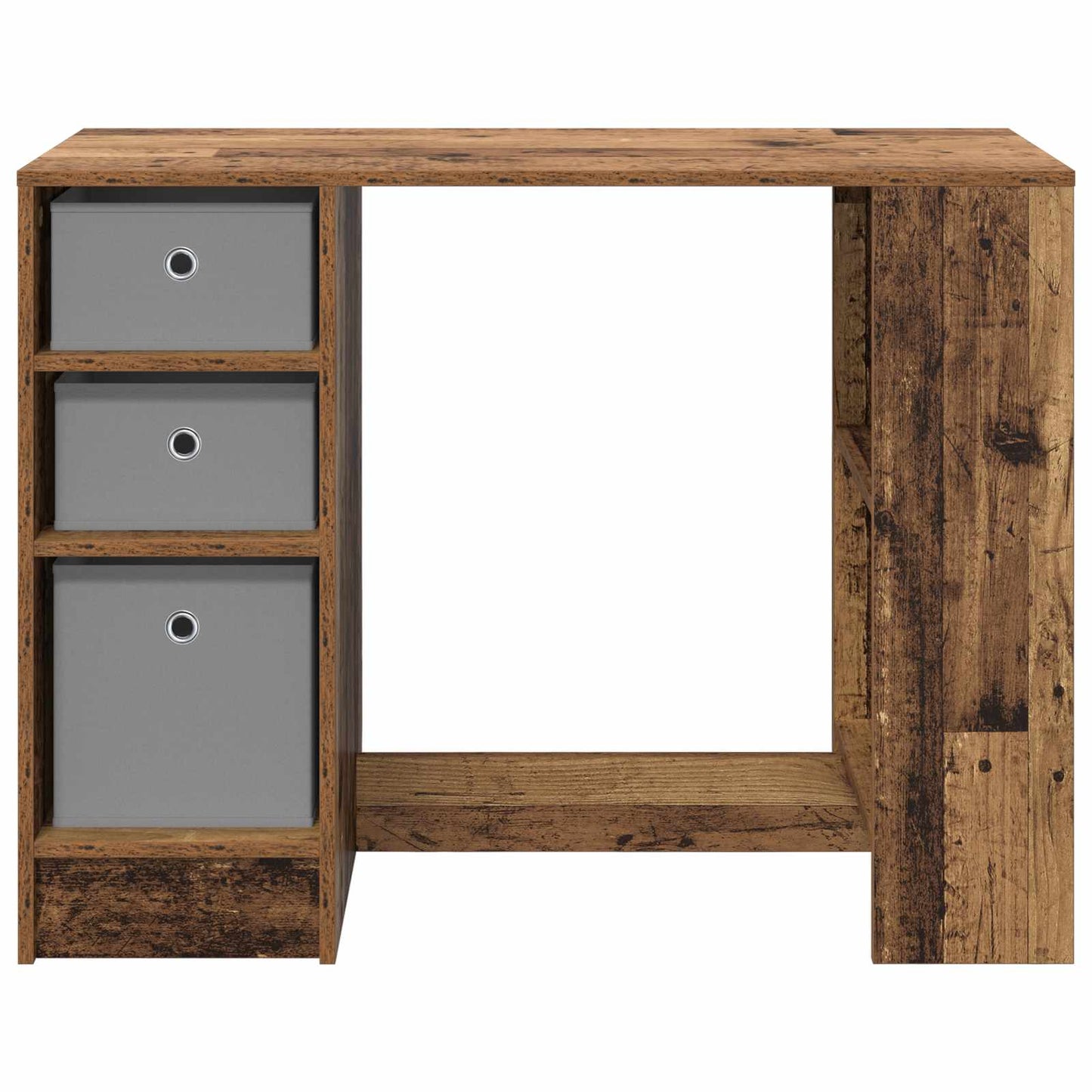 Desk with Drawer Old Wood 100 x 40 x 75 cm Engineered Wood