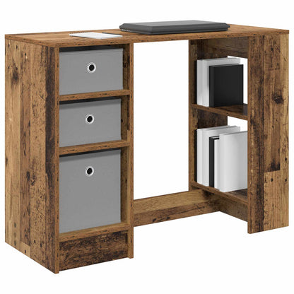 Desk with Drawer Old Wood 100 x 40 x 75 cm Engineered Wood