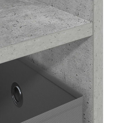 TV stand with Drawer Concrete Grey 79 x 40 x 48 cm