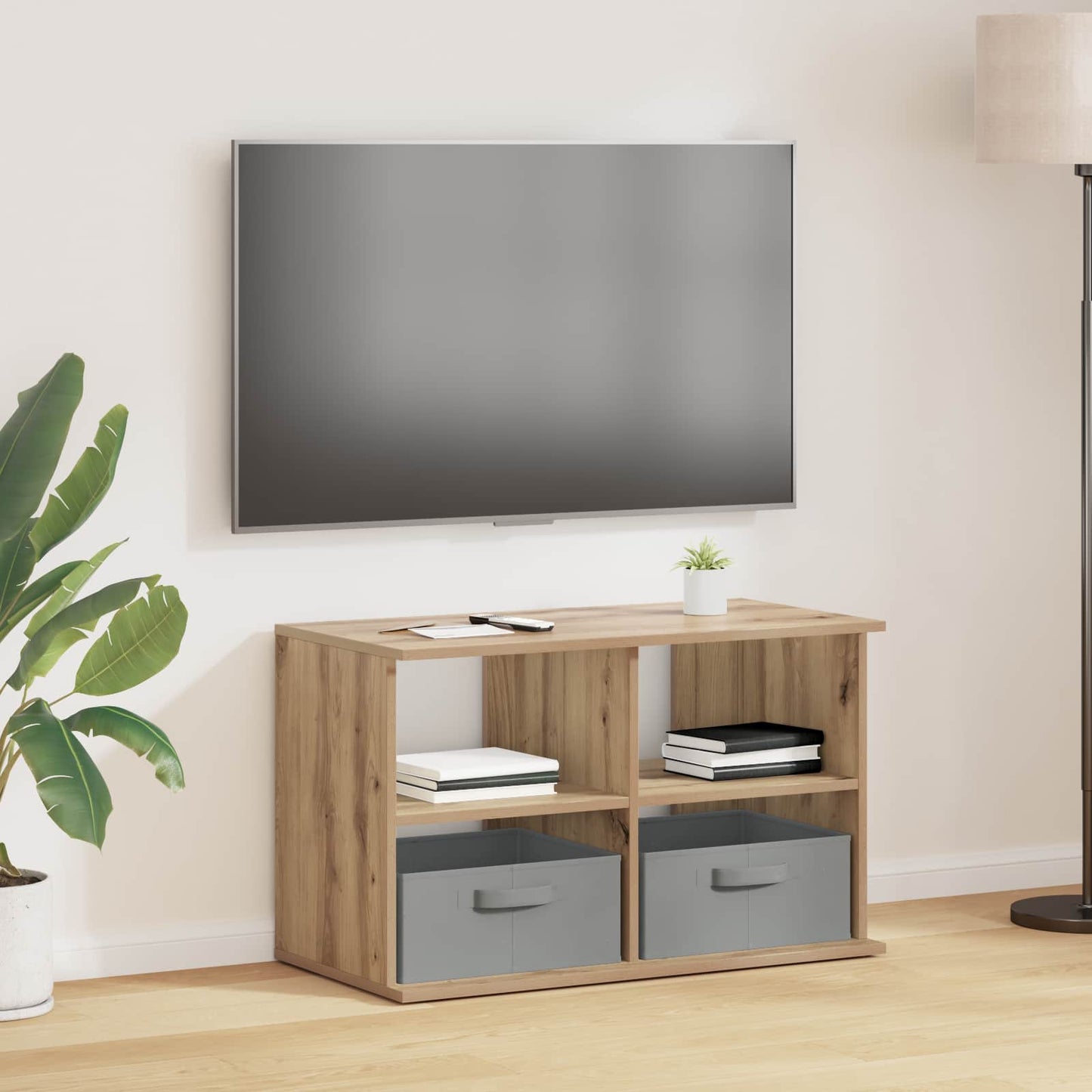TV stand with Drawer Artisan Oak 79 x 40 x 48 cm