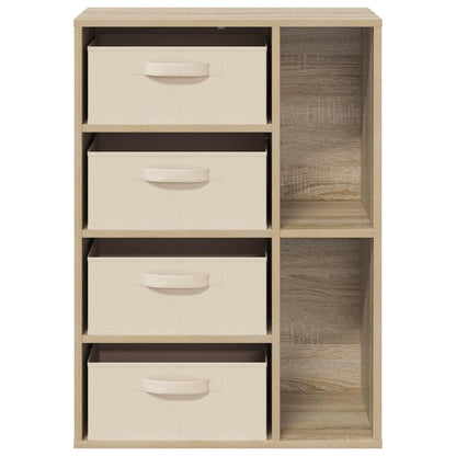 Sideboard with Drawer Sonoma Oak 60 x 33.5 x 84 cm