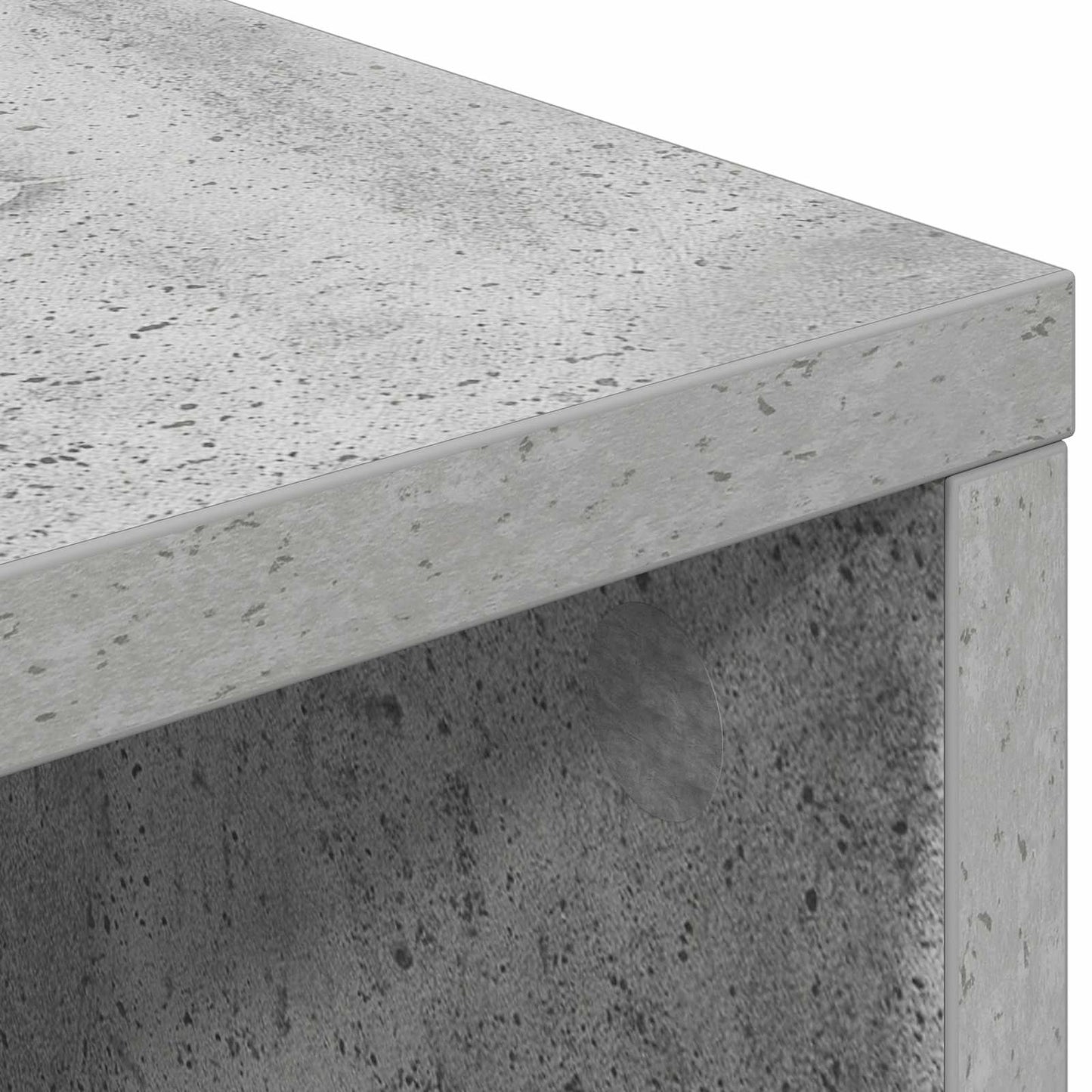 Sideboard with Drawer Concrete Grey 60 x 33.5 x 84 cm