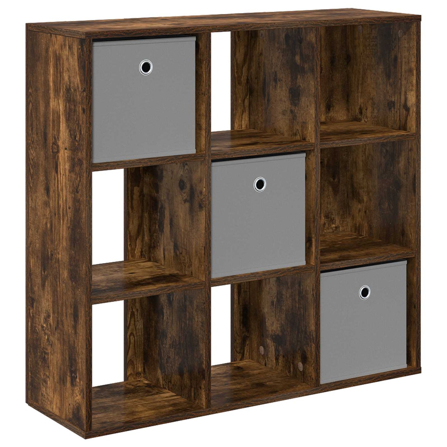 Sideboard with Drawer Smoked Oak 88.5 x 29 x 84.5 cm