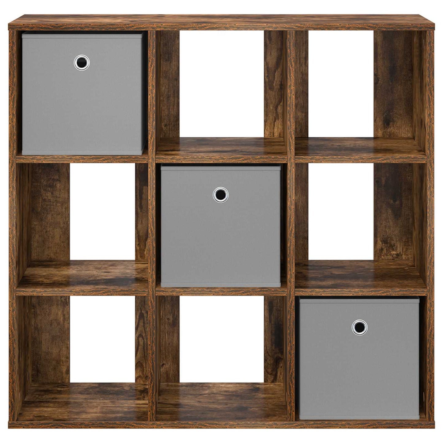 Sideboard with Drawer Smoked Oak 88.5 x 29 x 84.5 cm