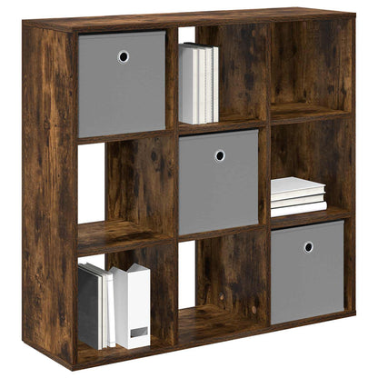 Sideboard with Drawer Smoked Oak 88.5 x 29 x 84.5 cm