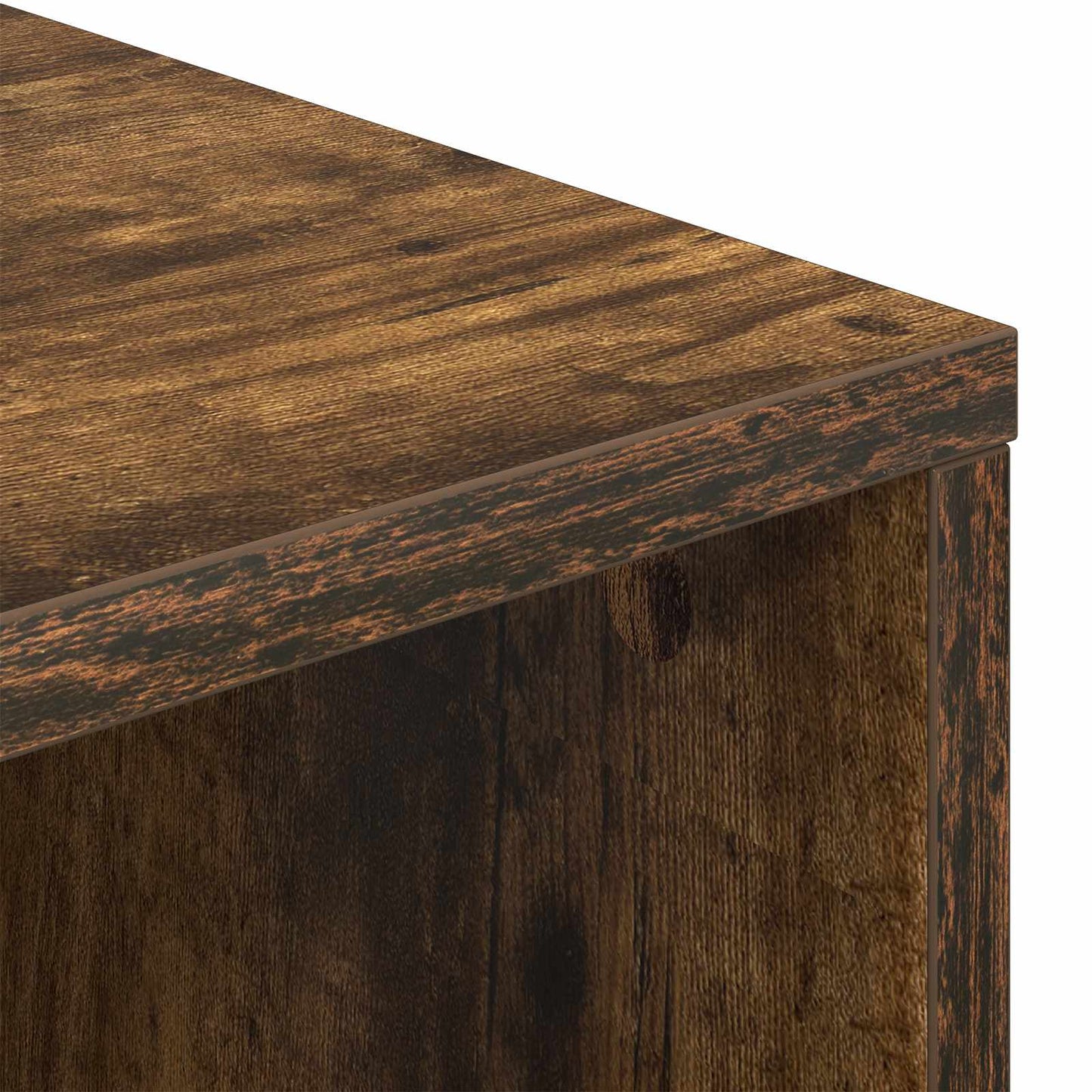 Sideboard with Drawer Smoked Oak 102 x 31 x 99.5 cm