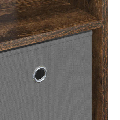 Sideboard with Drawer Smoked Oak 102 x 31 x 99.5 cm
