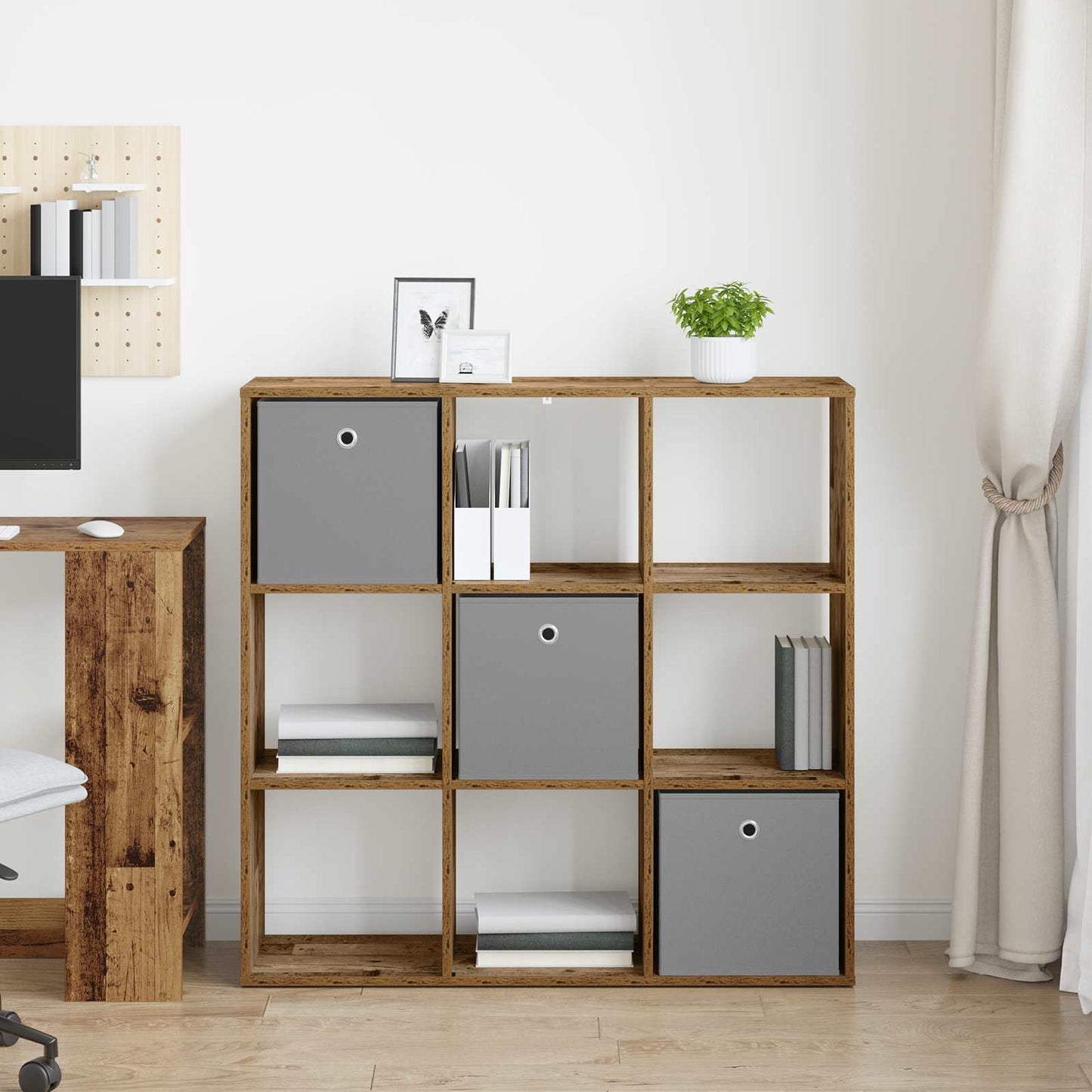 Sideboard with Drawer Old Wood 102 x 31 x 99.5 cm