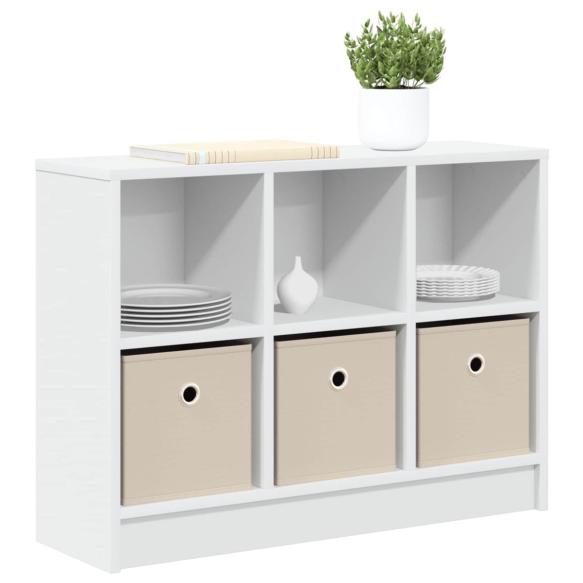 Sideboard White 73.5 x 22.5 x 53.5 cm