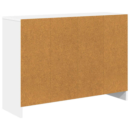 Sideboard with Drawer White 88.5 x 27.5 x 63.5 cm
