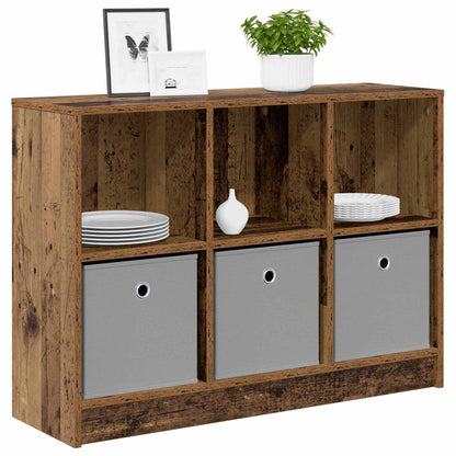 Sideboard with Drawer Old Wood 88.5 x 27.5 x 63.5 cm