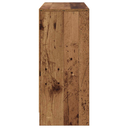 Sideboard with Drawer Old Wood 88.5 x 27.5 x 63.5 cm