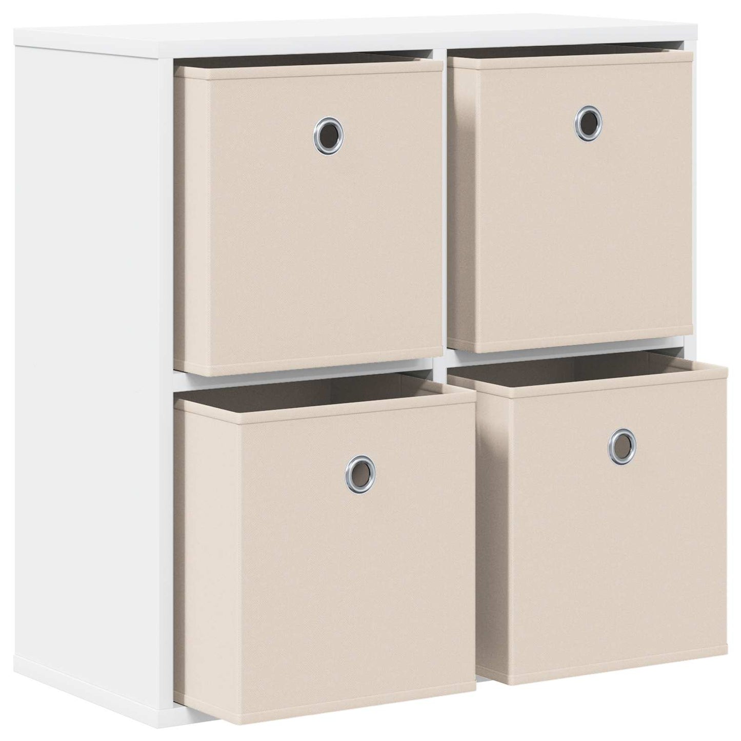 Sideboard with Drawer White 59.5 x 27 x 57 cm