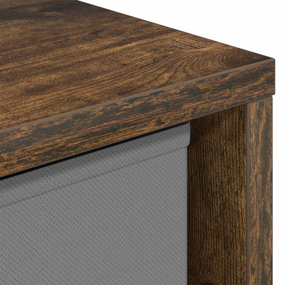 Sideboard with Drawer Smoked Oak 59.5 x 27 x 57 cm