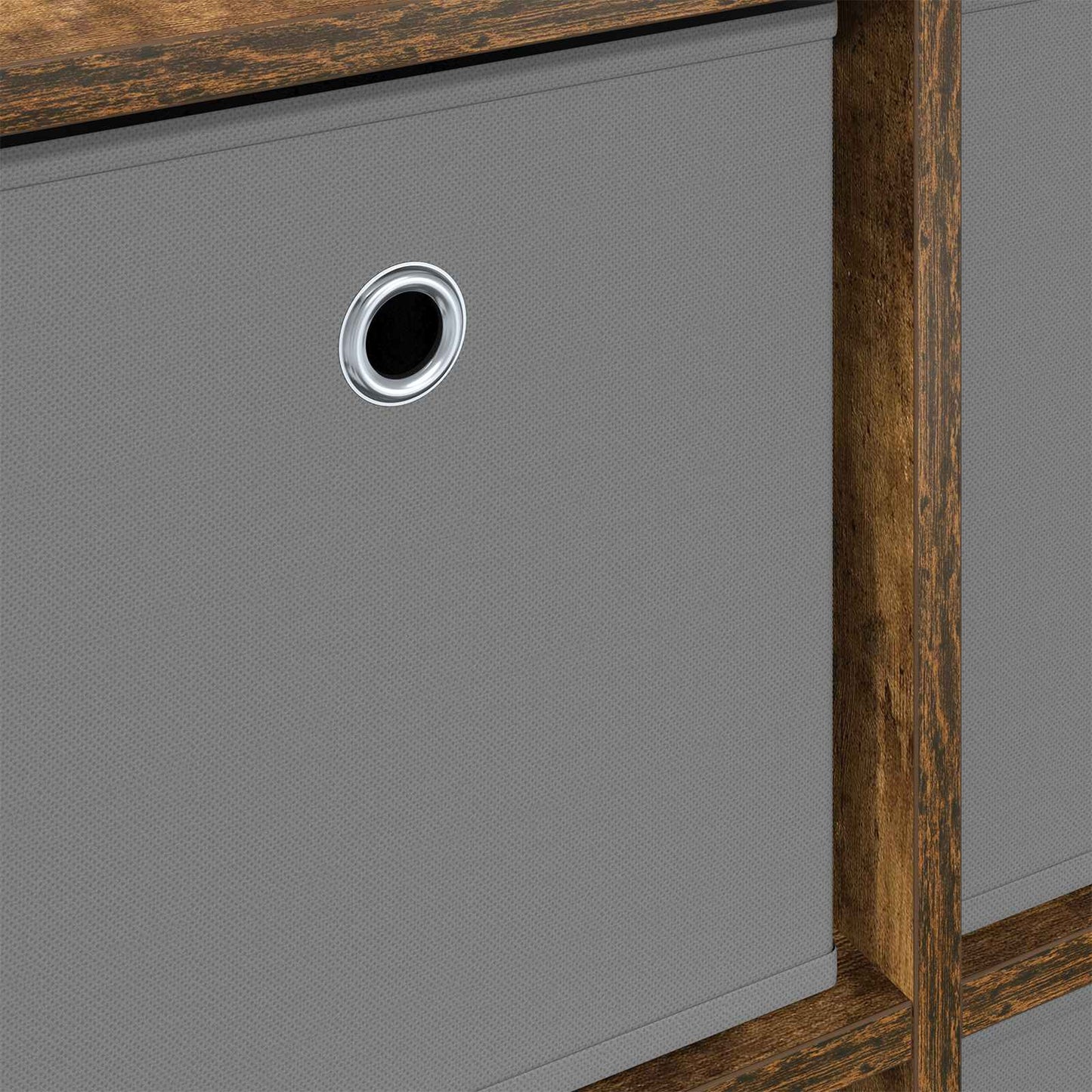 Sideboard with Drawer Smoked Oak 59.5 x 27 x 57 cm