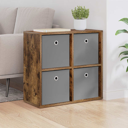 Sideboard with Drawer Smoked Oak 59.5 x 27 x 57 cm