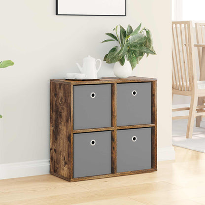 Sideboard with Drawer Smoked Oak 59.5 x 27 x 57 cm