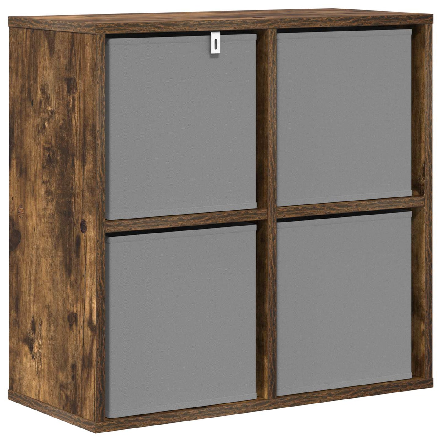Sideboard with Drawer Smoked Oak 59.5 x 27 x 57 cm