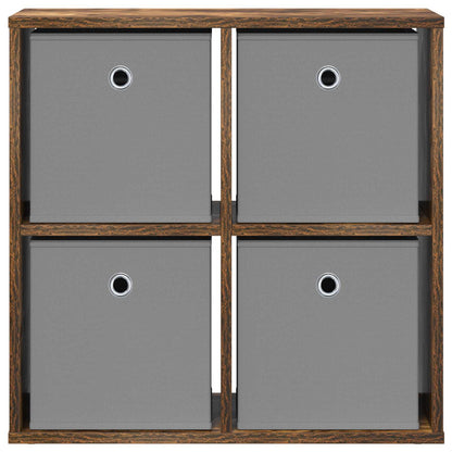 Sideboard with Drawer Smoked Oak 59.5 x 27 x 57 cm