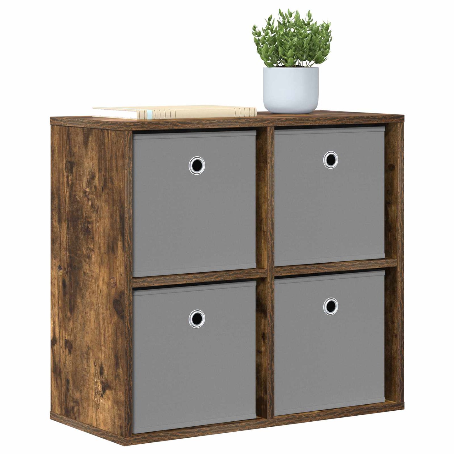 Sideboard with Drawer Smoked Oak 59.5 x 27 x 57 cm