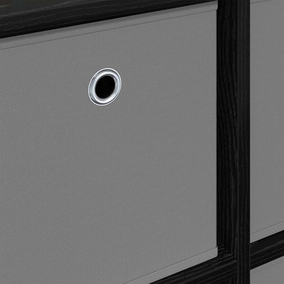 Sideboard with Drawer Black Oak 68.5 x 32 x 67 cm