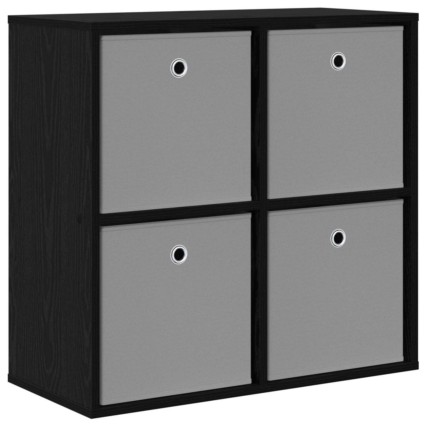 Sideboard with Drawer Black Oak 68.5 x 32 x 67 cm