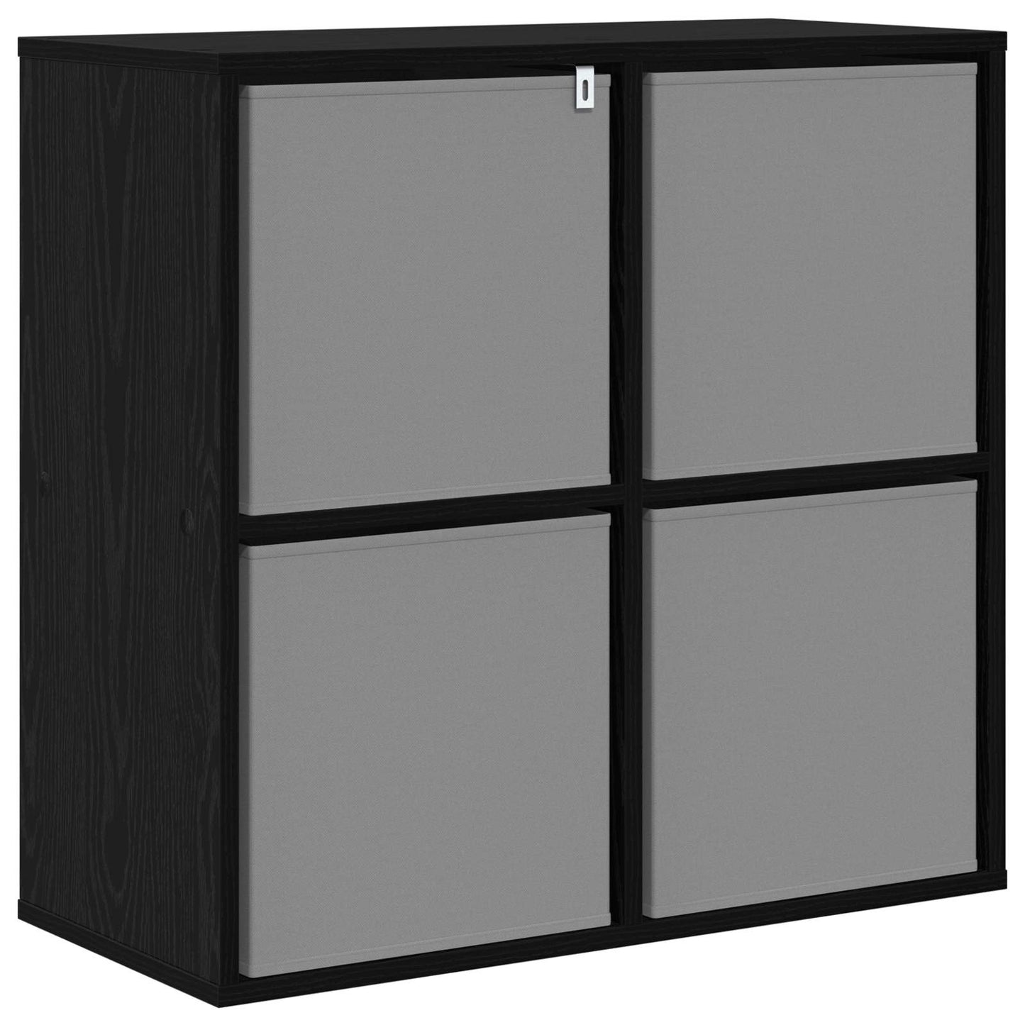 Sideboard with Drawer Black Oak 68.5 x 32 x 67 cm