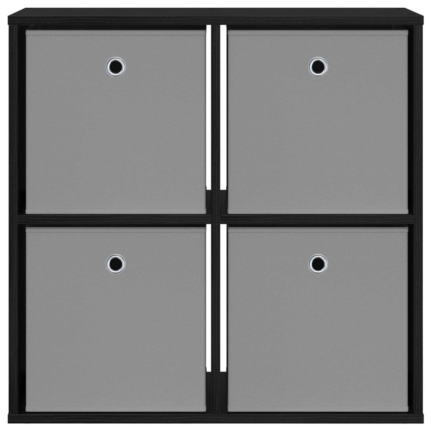 Sideboard with Drawer Black Oak 68.5 x 32 x 67 cm