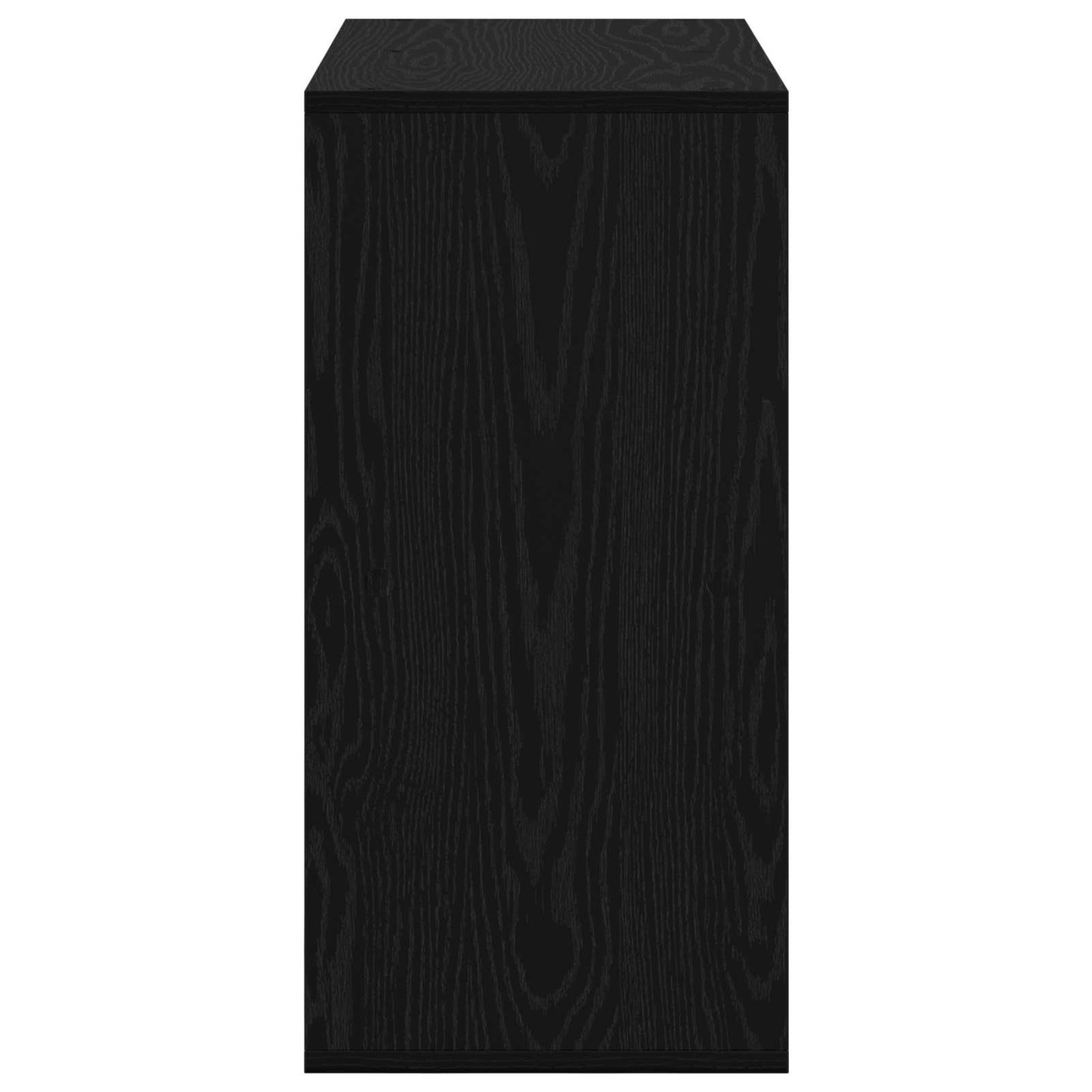 Sideboard with Drawer Black Oak 68.5 x 32 x 67 cm