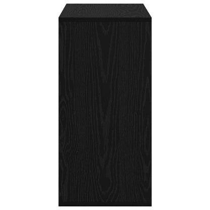 Sideboard with Drawer Black Oak 68.5 x 32 x 67 cm