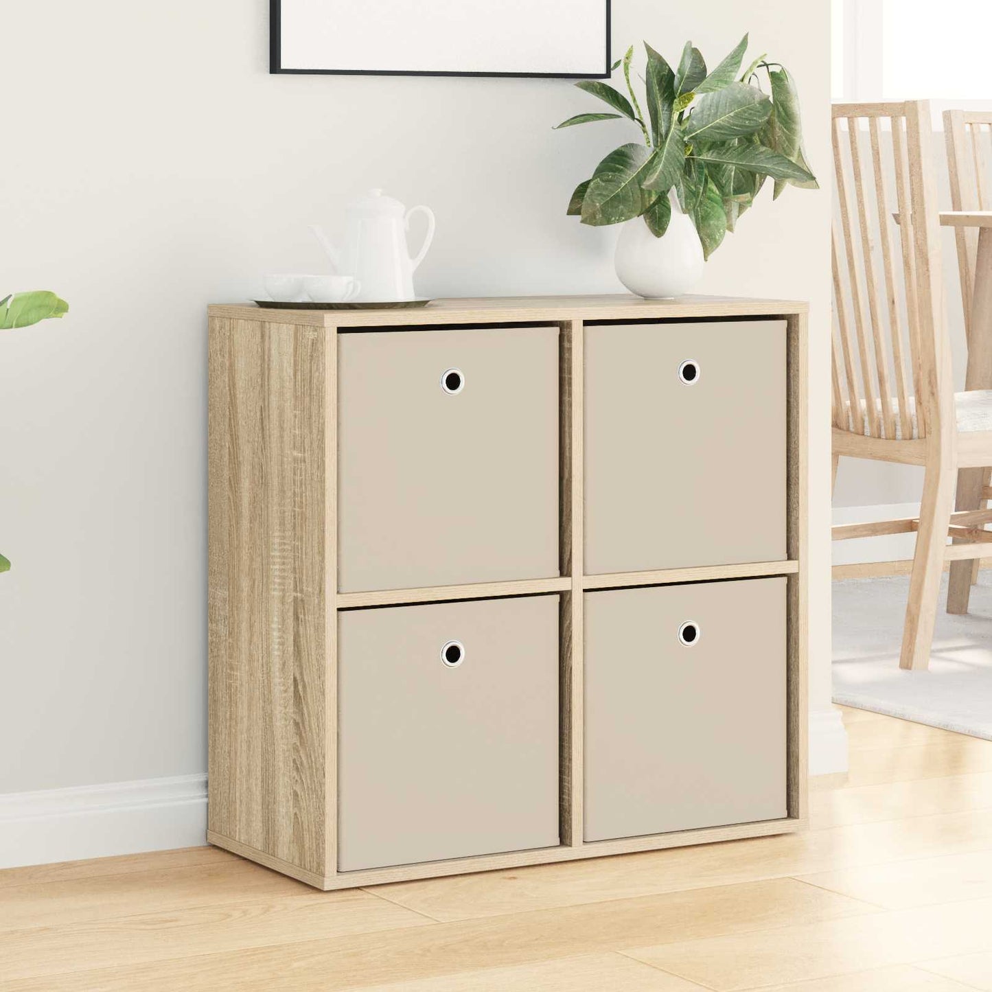 Sideboard with Drawer Sonoma Oak 68.5 x 32 x 67 cm