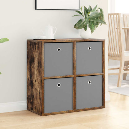 Sideboard with Drawer Smoked Oak 68.5 x 32 x 67 cm