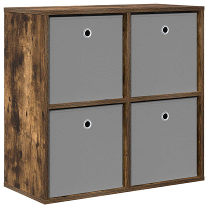 Sideboard with Drawer Smoked Oak 68.5 x 32 x 67 cm