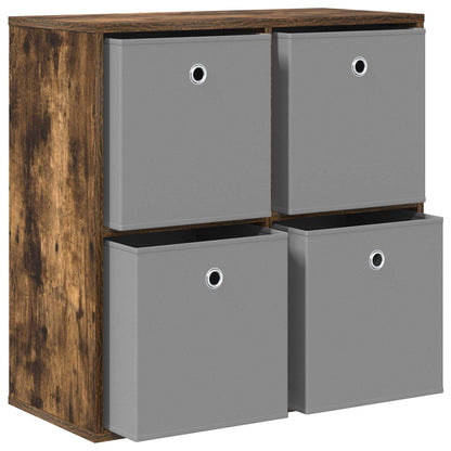 Sideboard with Drawer Smoked Oak 68.5 x 32 x 67 cm