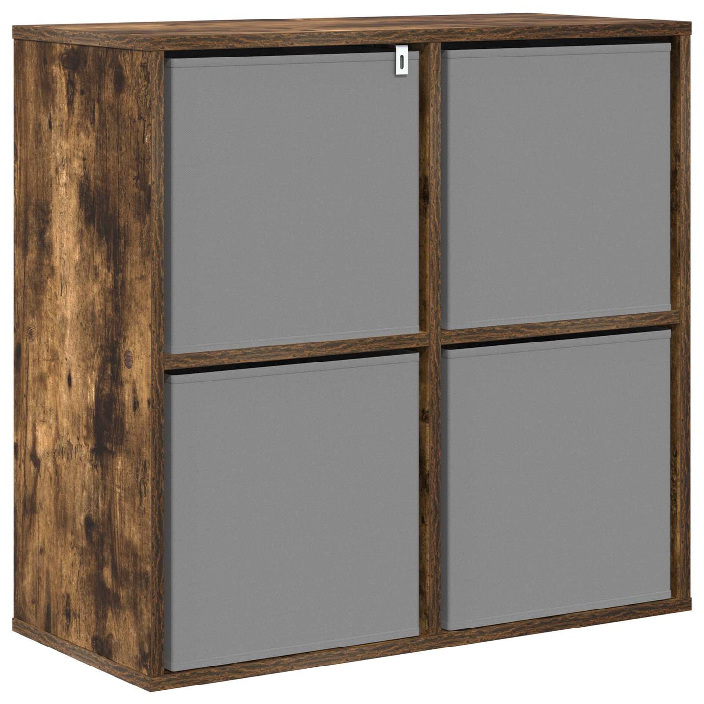 Sideboard with Drawer Smoked Oak 68.5 x 32 x 67 cm