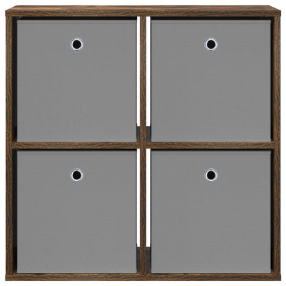 Sideboard with Drawer Smoked Oak 68.5 x 32 x 67 cm