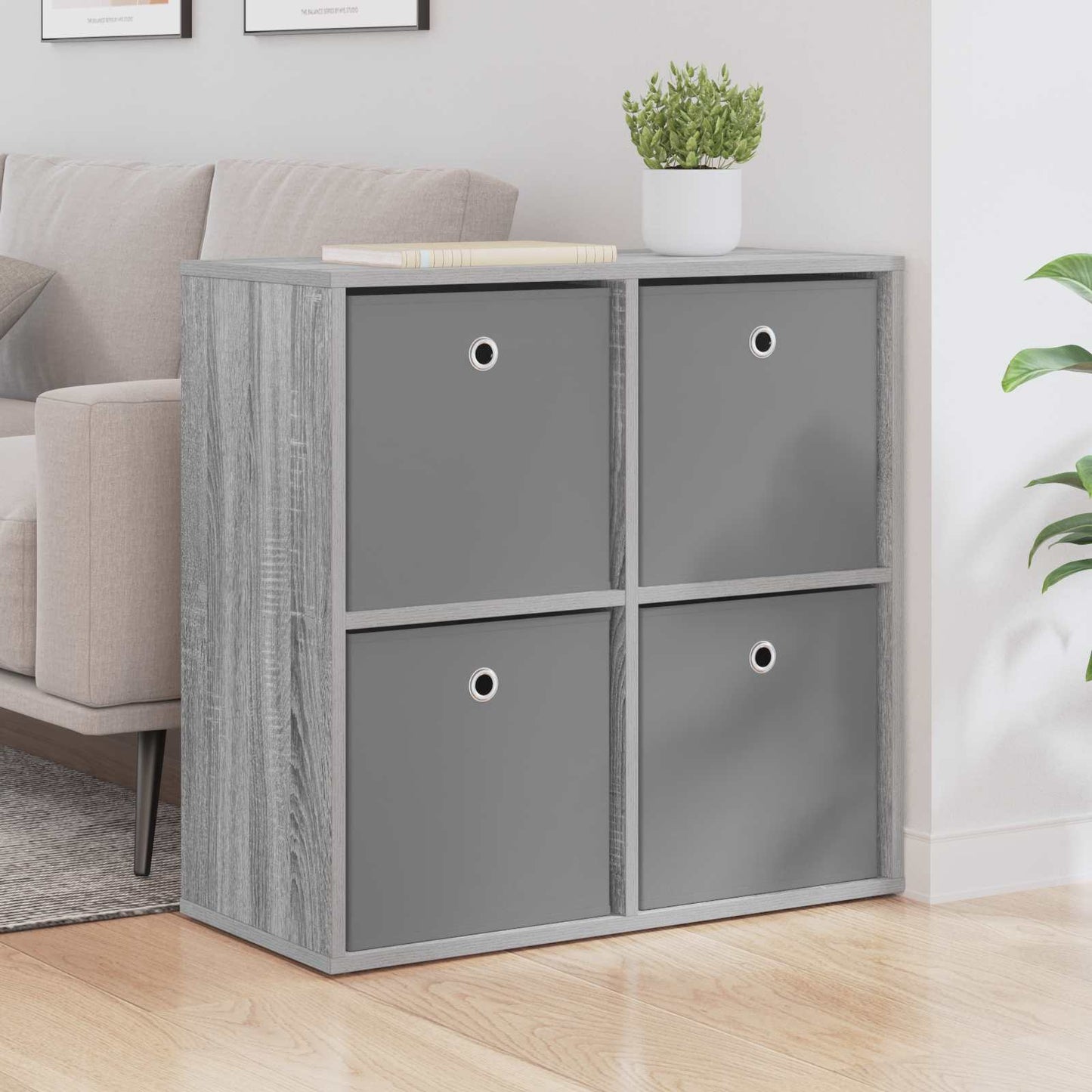 Sideboard with Drawer Grey Sonoma 68.5 x 32 x 67 cm