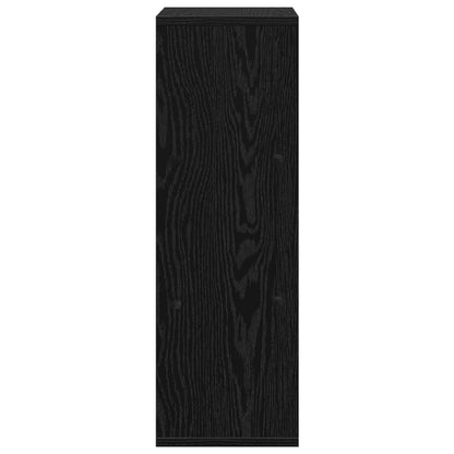 Sideboard with Drawer Black Oak 25.5 x 22 x 69.5 cm
