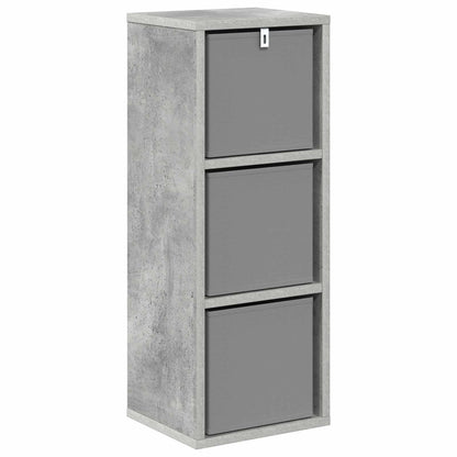 Sideboard with Drawer Concrete Grey 25.5 x 22 x 69.5 cm