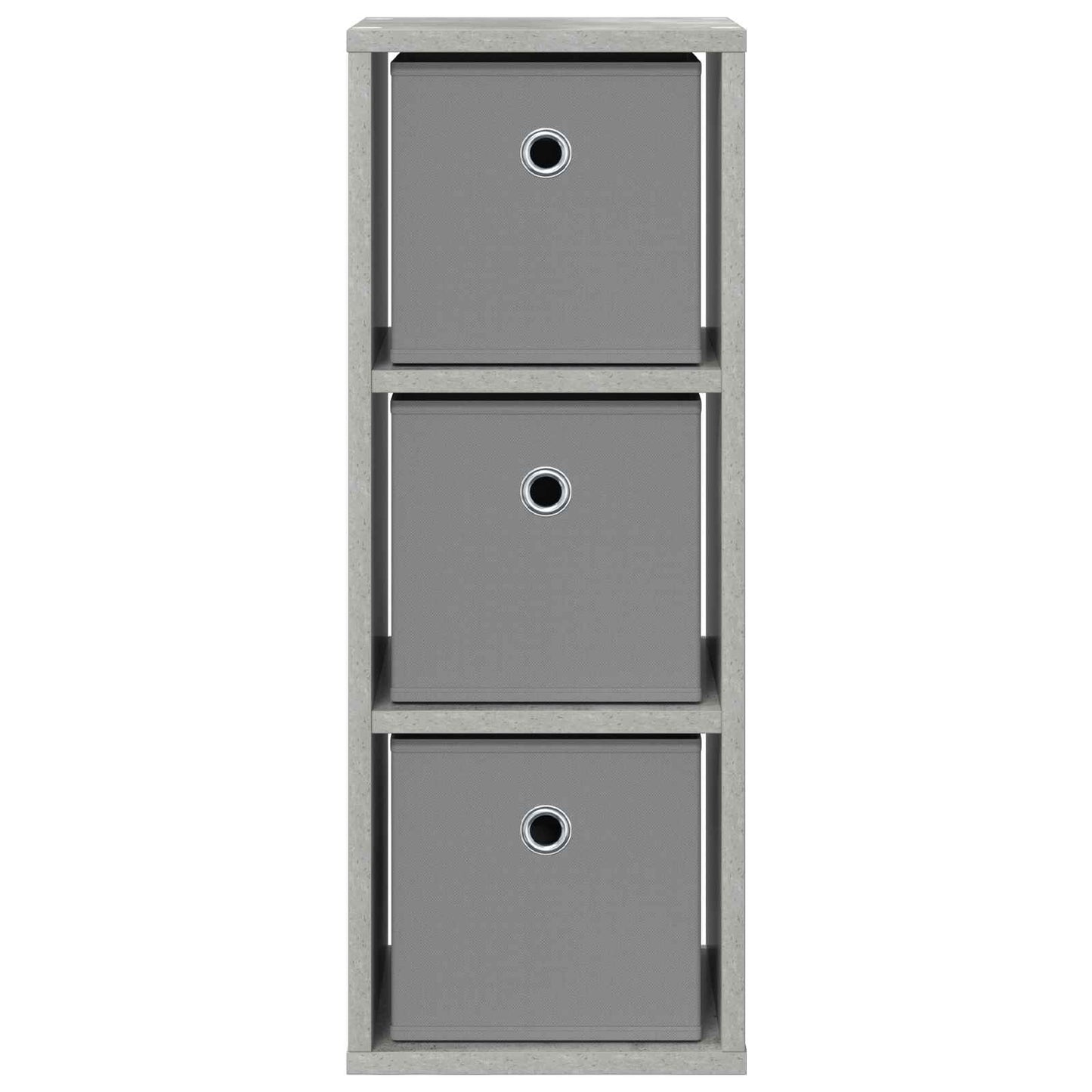 Sideboard with Drawer Concrete Grey 25.5 x 22 x 69.5 cm
