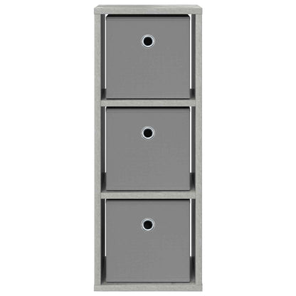 Sideboard with Drawer Concrete Grey 25.5 x 22 x 69.5 cm