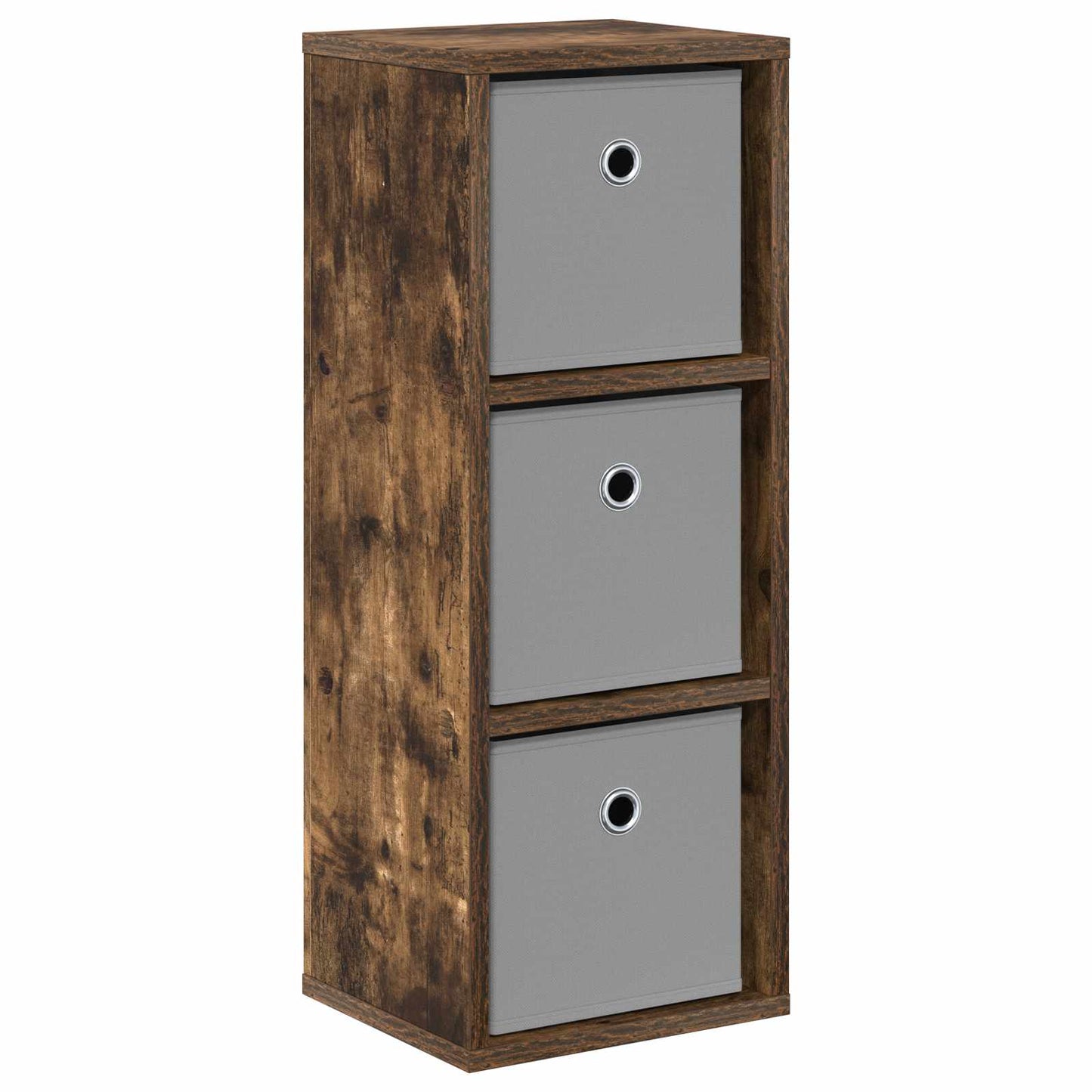 Sideboard with Drawer Smoked Oak 25.5 x 22 x 69.5 cm
