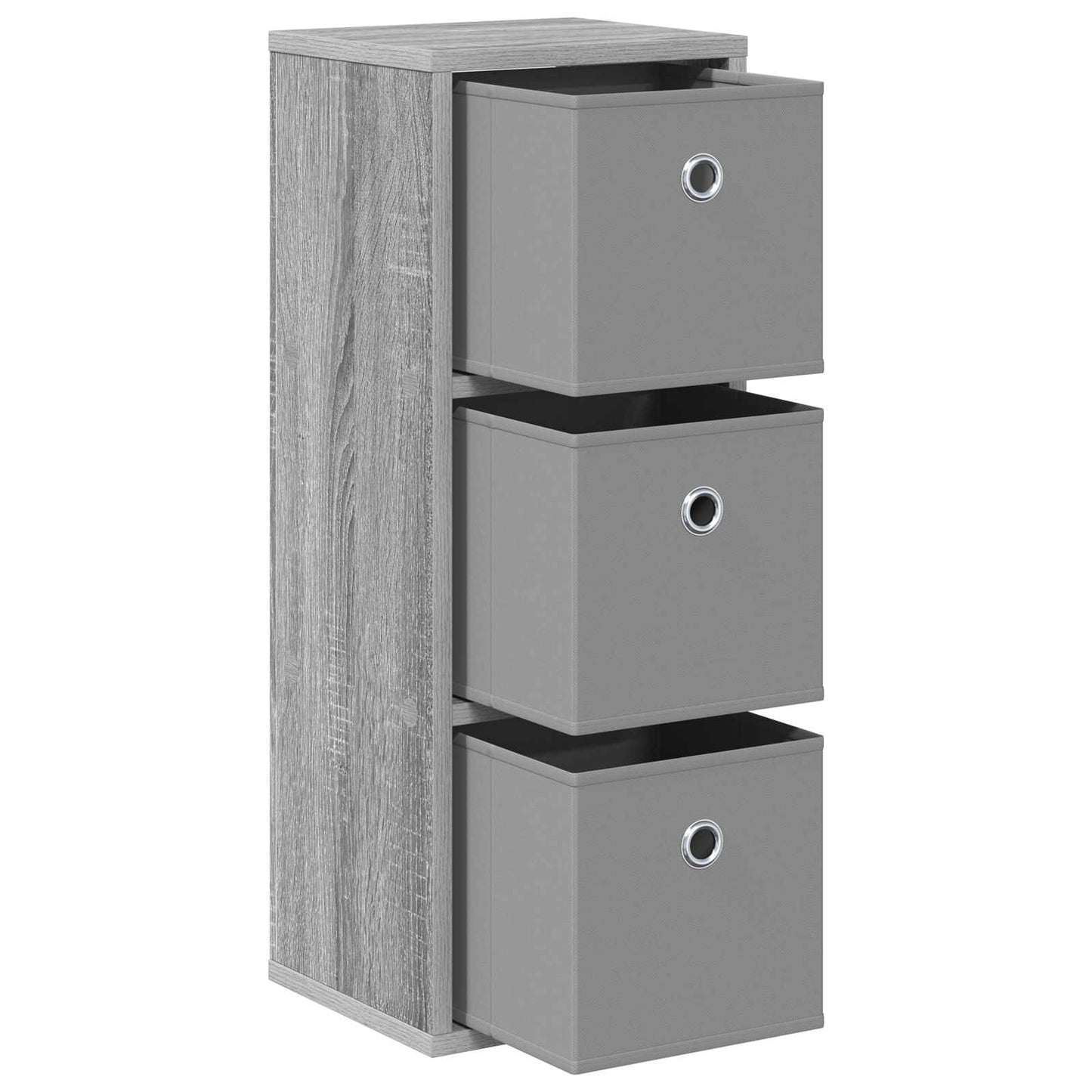 Sideboard with Drawer Grey Sonoma 25.5 x 22 x 69.5 cm