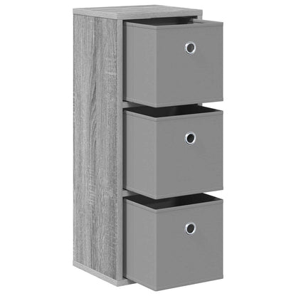 Sideboard with Drawer Grey Sonoma 25.5 x 22 x 69.5 cm