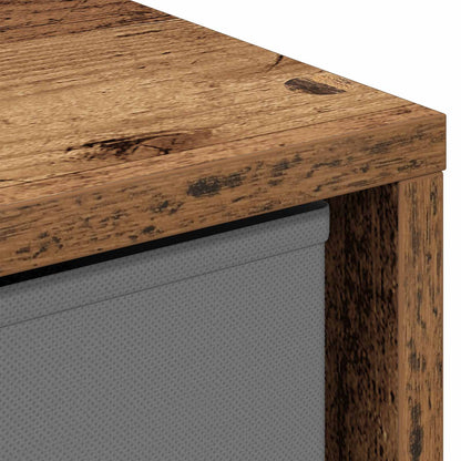 Sideboard with Drawer Old Wood 25.5 x 22 x 69.5 cm