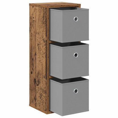 Sideboard with Drawer Old Wood 25.5 x 22 x 69.5 cm