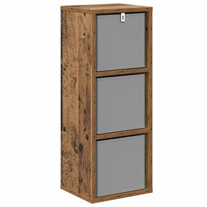 Sideboard with Drawer Old Wood 25.5 x 22 x 69.5 cm