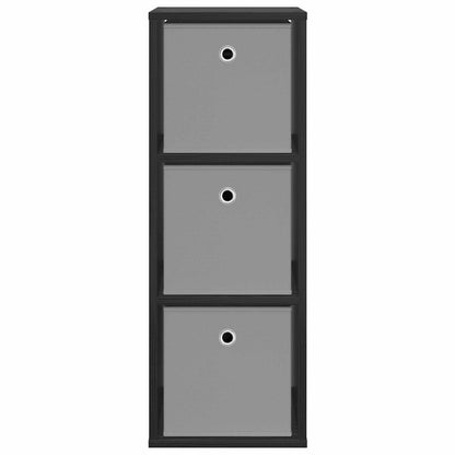 Sideboard with Drawer Black Oak 30.5 x 27 x 84.5 cm