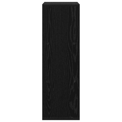Sideboard with Drawer Black Oak 30.5 x 27 x 84.5 cm
